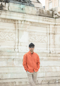 Surchemise Denim Japonais Orange - New Modern Fit