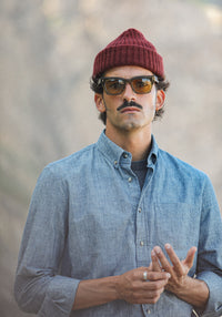 Chemise Chambray Japonais - Rétro Fit