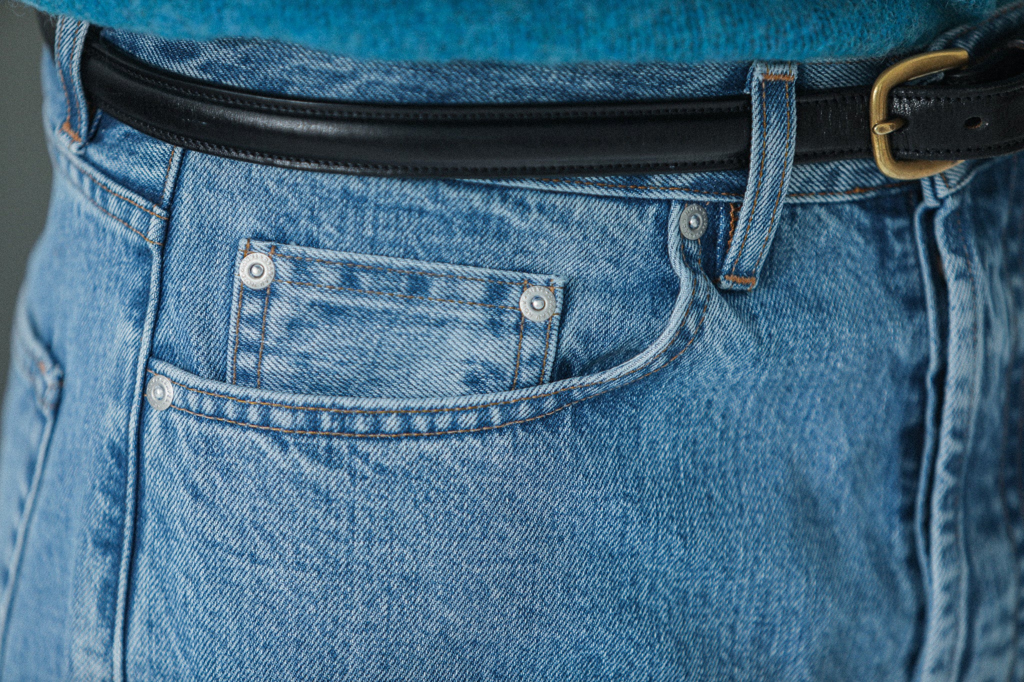 Jean Selvedge blue bleach - Comfort Fit