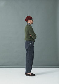 Jean Selvedge Noir Stonewash - Comfort Fit