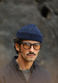 Bonnet Laine & Alpaga Navy