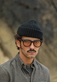 Bonnet Laine & Alpaga Noir