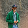 Cardigan Lambswool Green