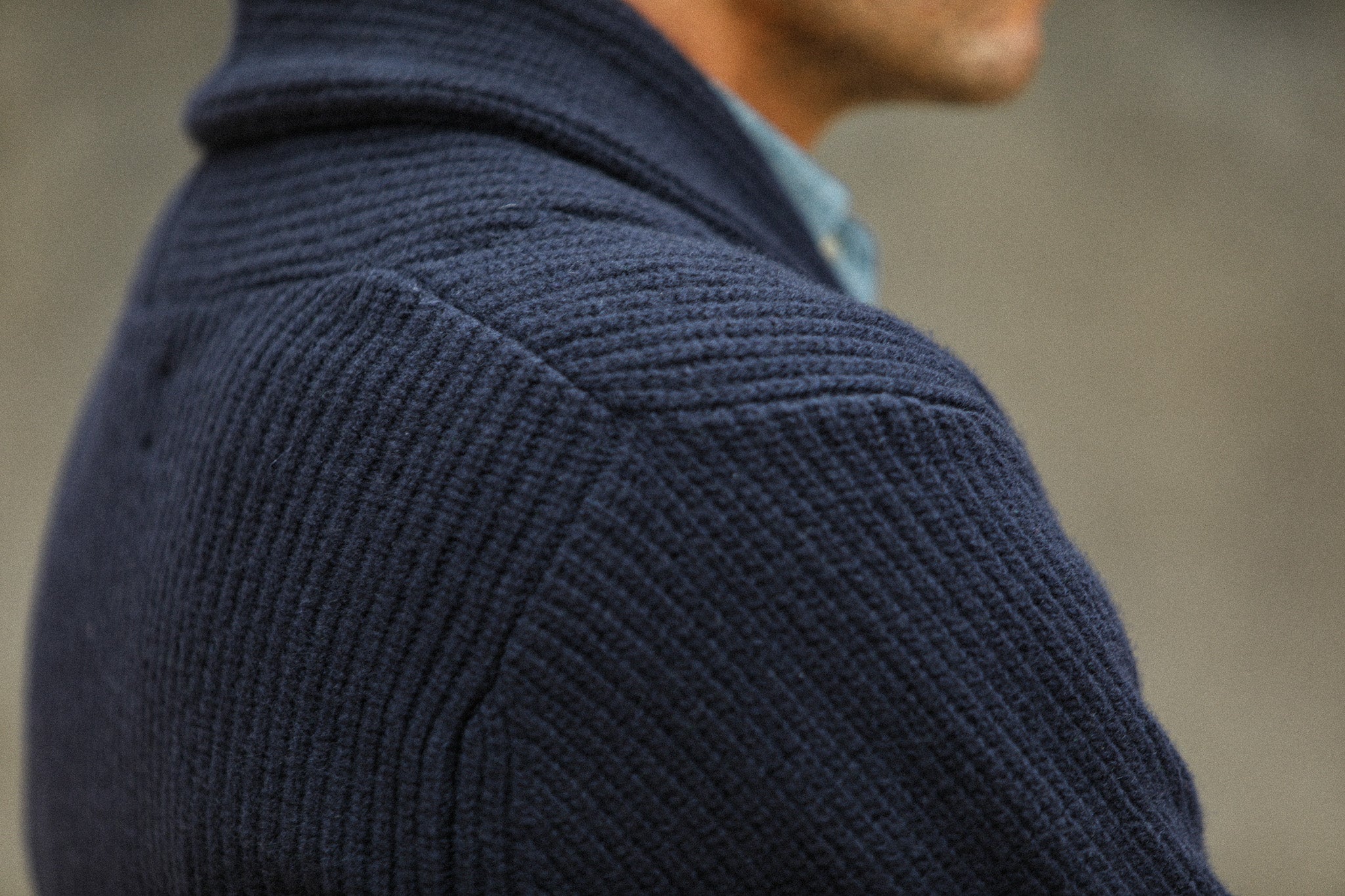Cardigan Laine Lambswool Navy