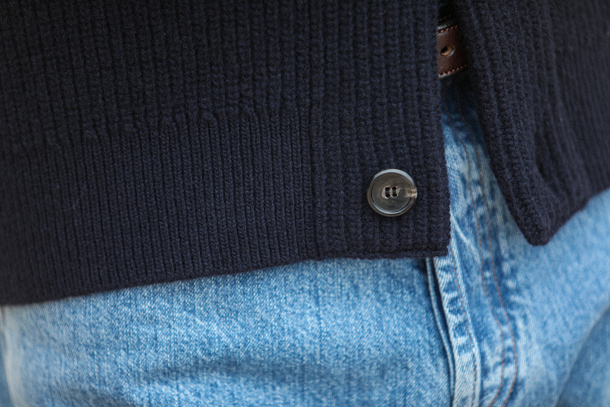 Cardigan Laine Lambswool Navy