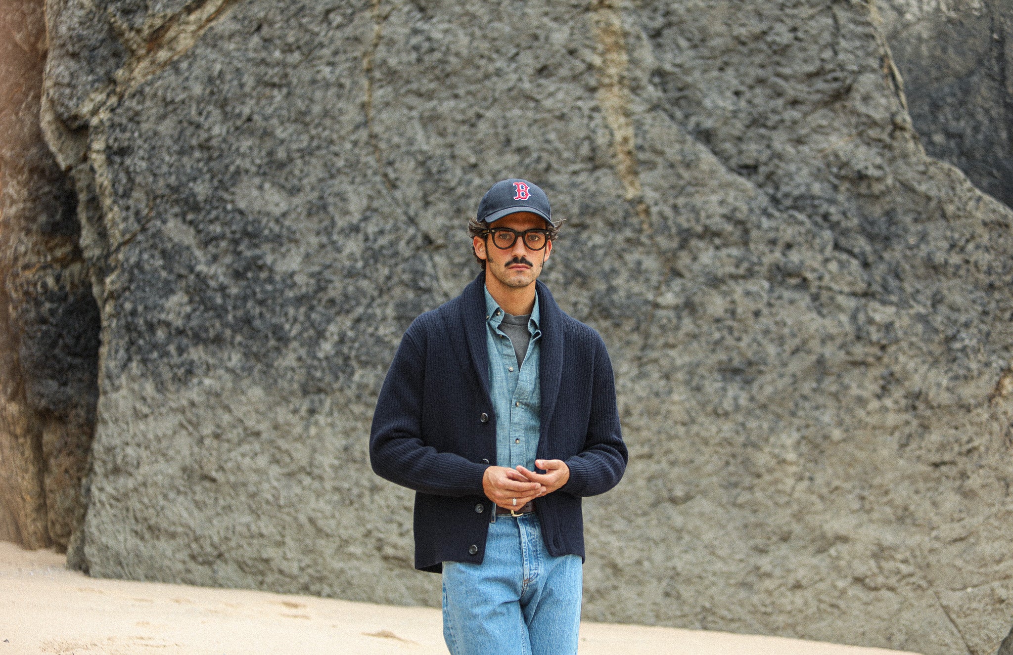 Cardigan Laine Lambswool Navy