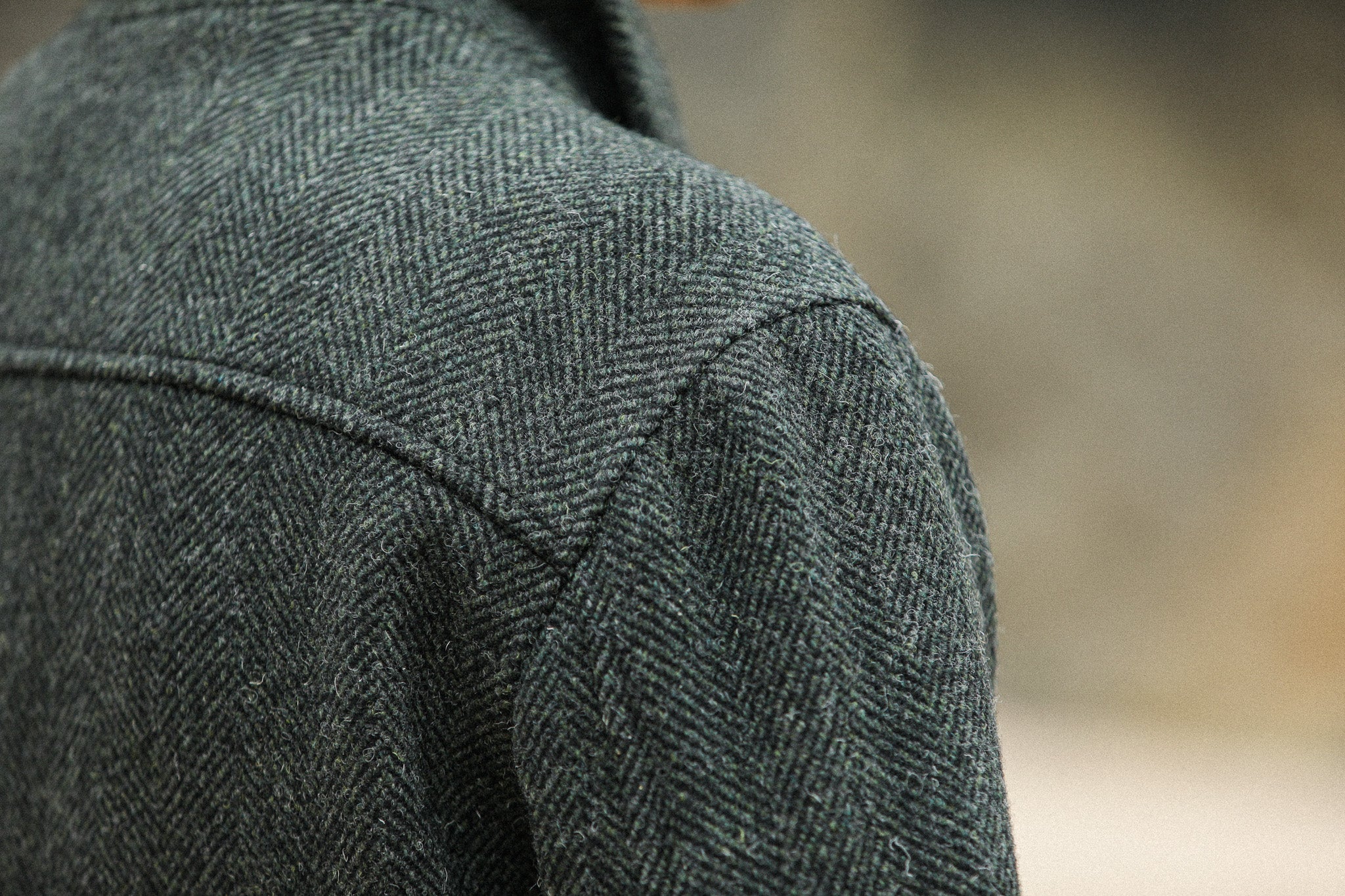 Veste Aviator Laine Chevrons Khaki