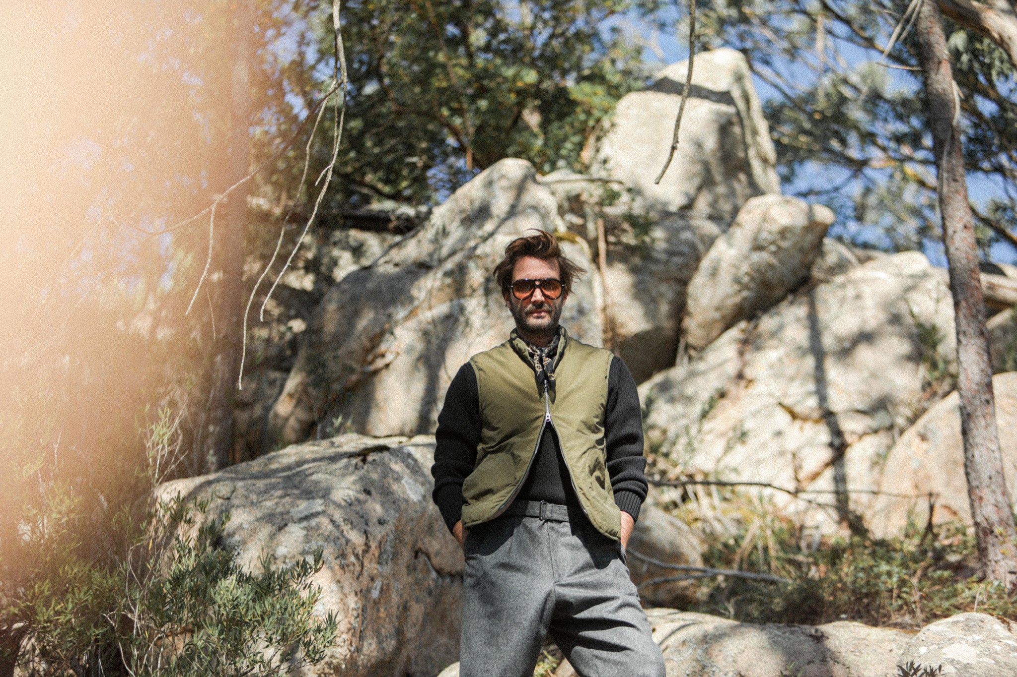 Gilet Technique Matelassé Primaloft®️ Khaki