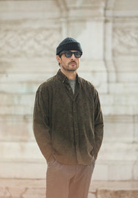 Chemise Velours Japan Paisley - New Modern Fit