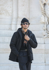 Parka Hiver Imperméable Noire - Isolation Primaloft