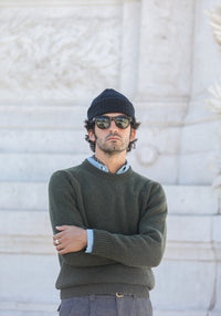 Pull Militaire Lambswool Khaki