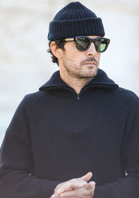Pull Trucker Lambswool Noir