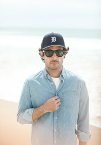 Chemise Denim Japonais Bleach - Rétro Fit