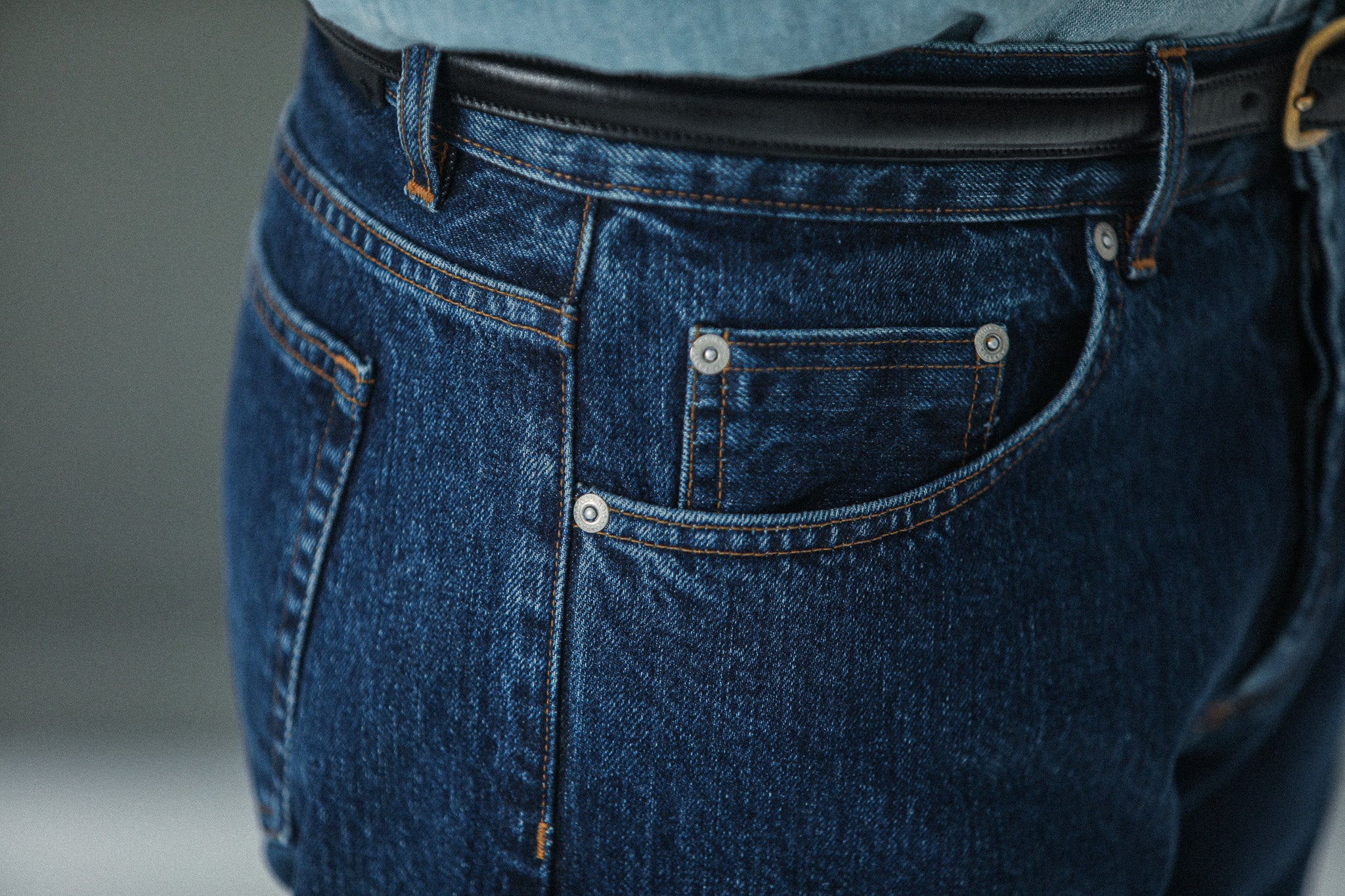 Jean Selvedge Blue Stonewash - Tapered Fit