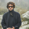 Manteau Balmaccan Laine & Cachemire Marine