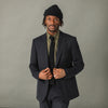 Blazer semi-entoilé flanelle navy