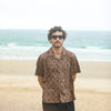 Modern Camp Collar Japanese Paisley Pink