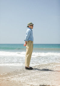 Chino Militaire Pince - Ripstop Japonais Beige