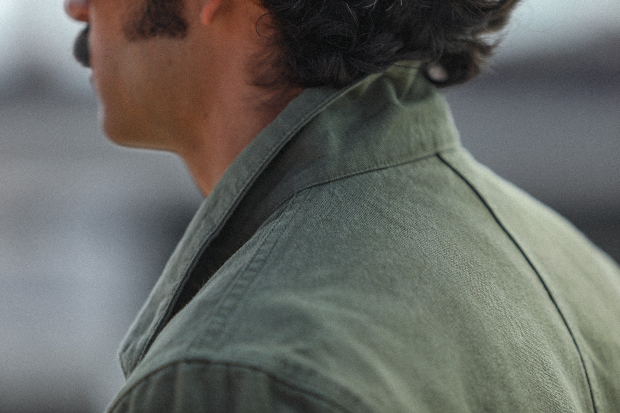 Veste Worker Canvas Japonais Khaki - New Fit