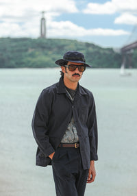 Veste Worker Canvas Japonais Navy - New Fit