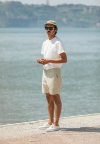 City Short Twill Crème