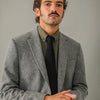 Blazer semi-entoilé flanelle light grey