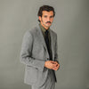 Blazer semi-entoilé flanelle light grey