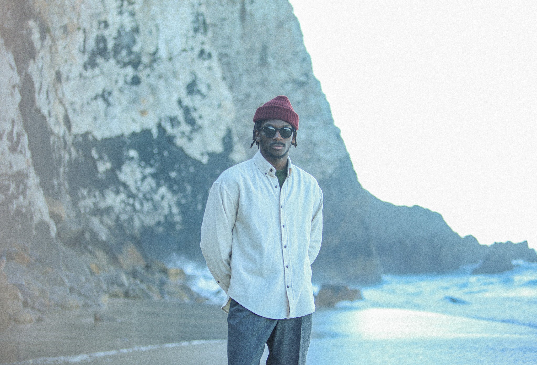 Chemise Flanelle Crème - Modern Fit