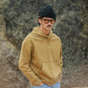 Hoodie Raglan Acid Wash Gold