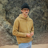 Hoodie Raglan Acid Wash Gold