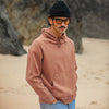 Hoodie Raglan Acid Wash Terracotta