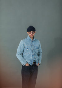 Veste "Type II" Denim Japonais Bleached