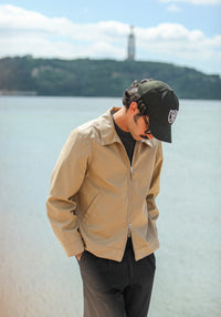 Blouson Technique Imperméable Beige