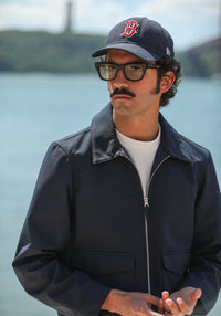 Blouson Technique Imperméable Aviator Navy