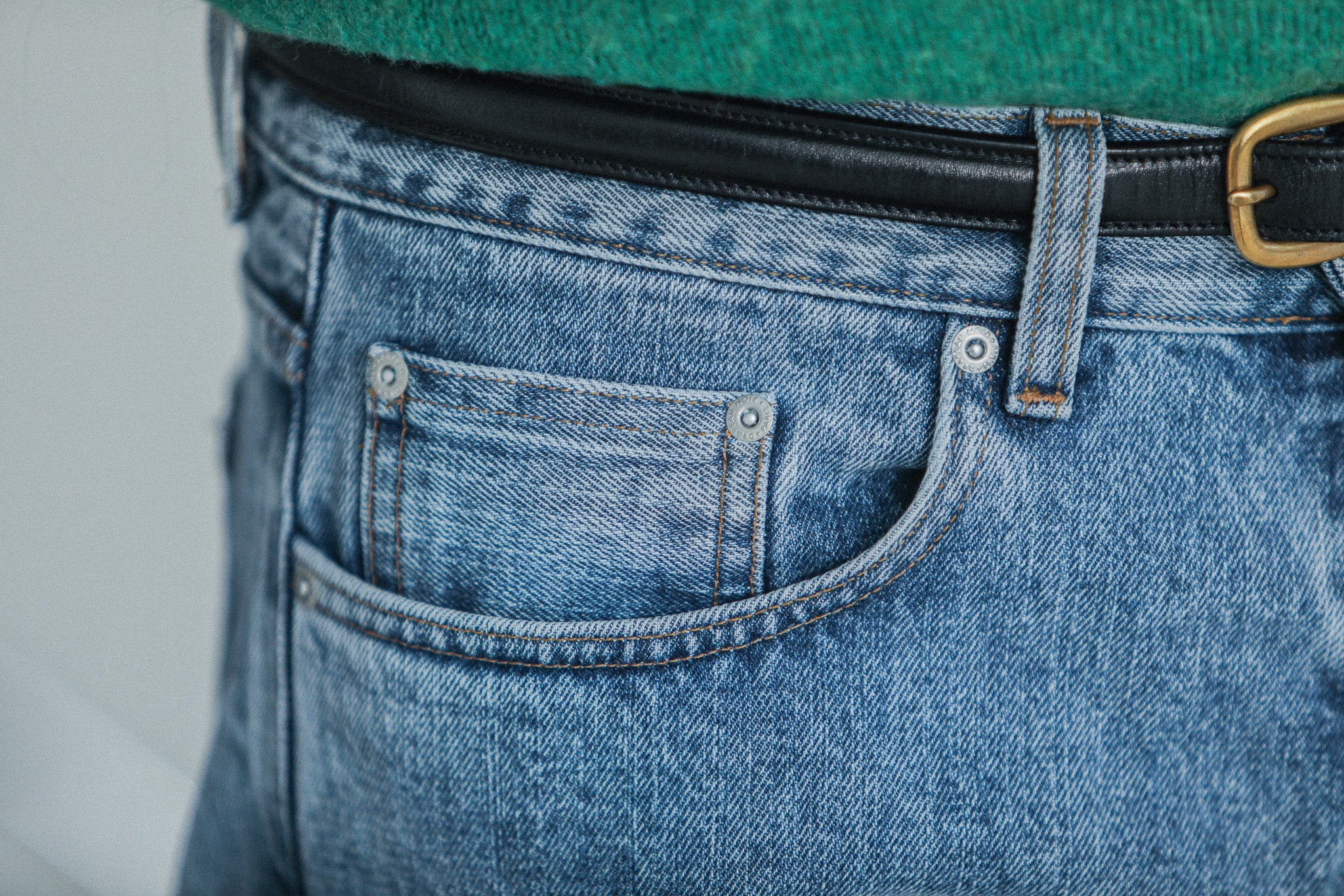 Jean Denim Japonais Bleached - Tapered Fit
