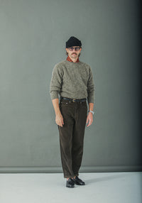 Jean Velours Khaki - Comfort Fit