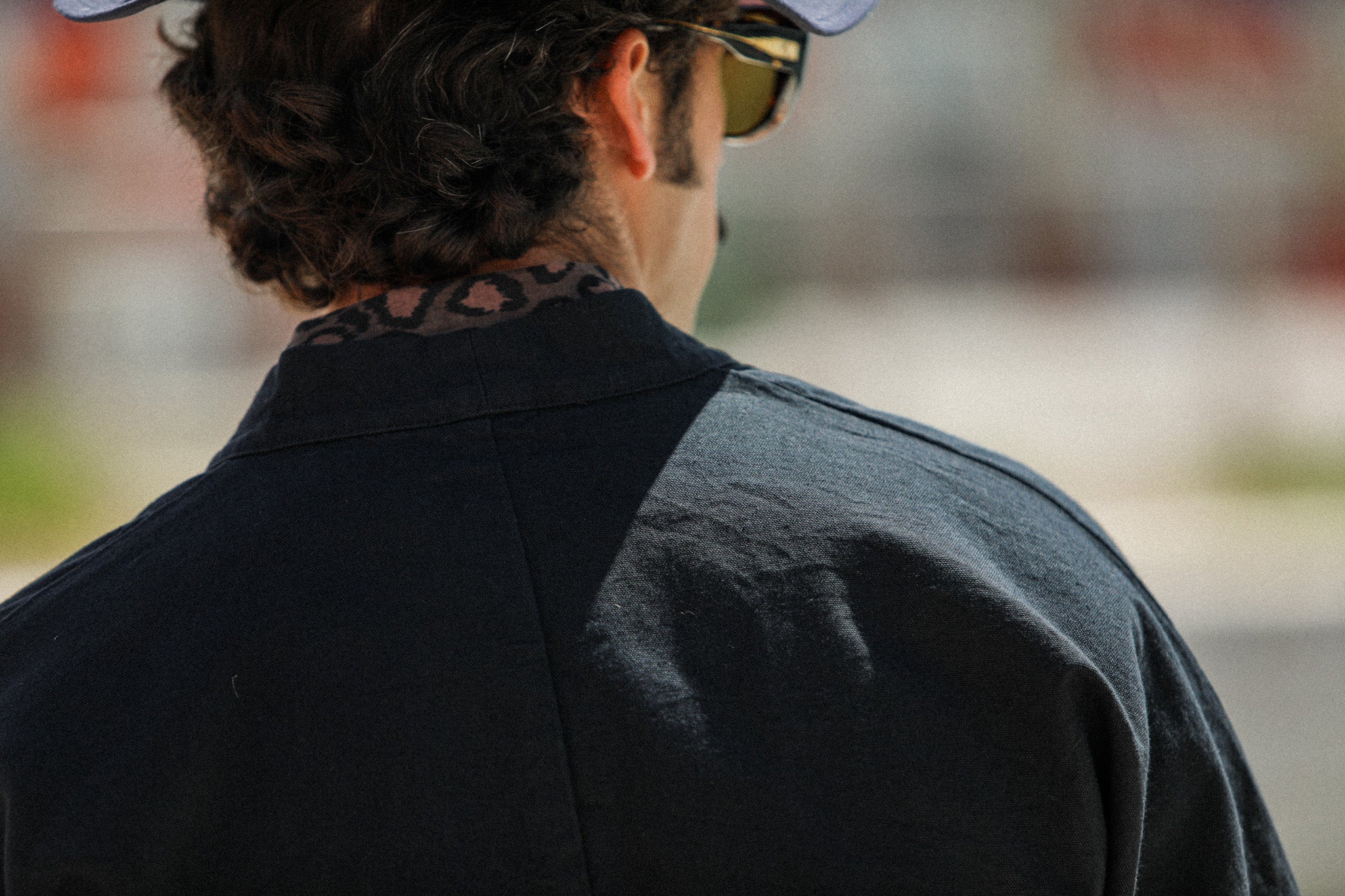Veste Kimono Canvas Japonais Noir