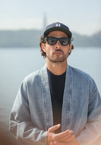 Veste Kimono Denim Japonais Bleached