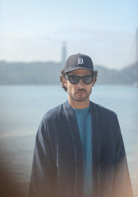 Veste Kimono Denim Japonais Stonewash