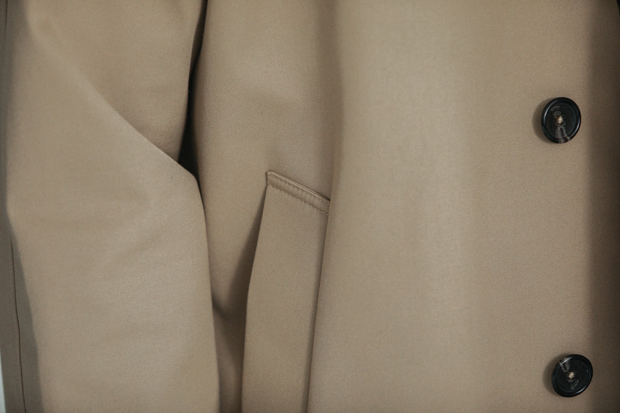 Balmaccan Imperméable Technique Beige