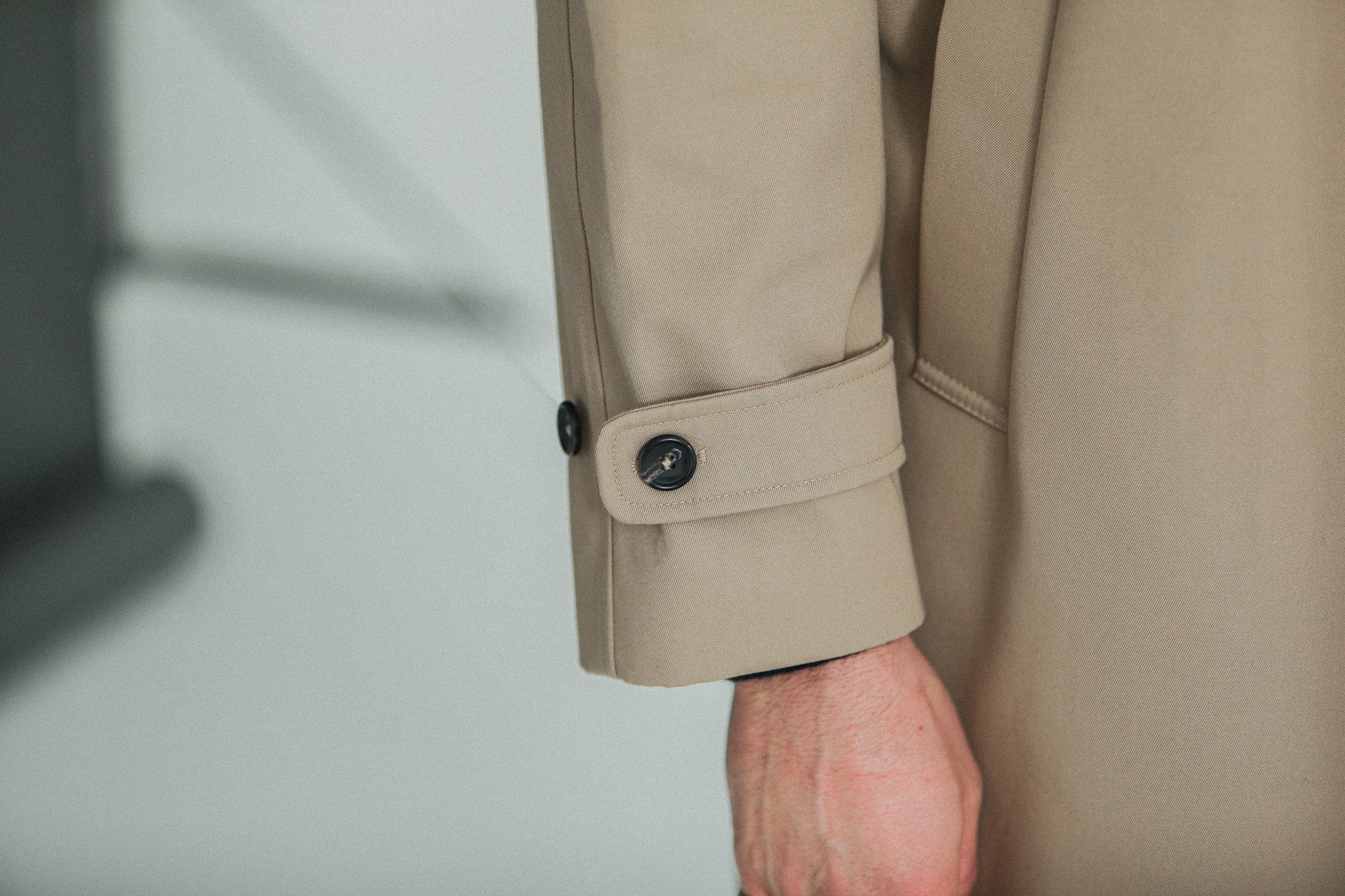 Balmaccan Imperméable Technique Beige