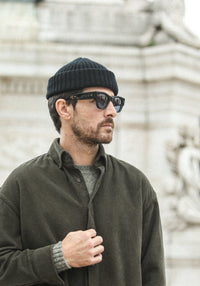 SOON - Surchemise Velours Khaki - New Modern Fit