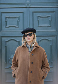 Manteau Balmaccan Wool & Alpaca Beige