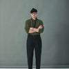 Chino Militaire Pince Simple Black - Comfort Fit