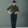 Chino Militaire Pince Simple Navy - Comfort Fit
