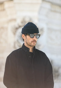 Surchemise Velours Noire - New Modern Fit