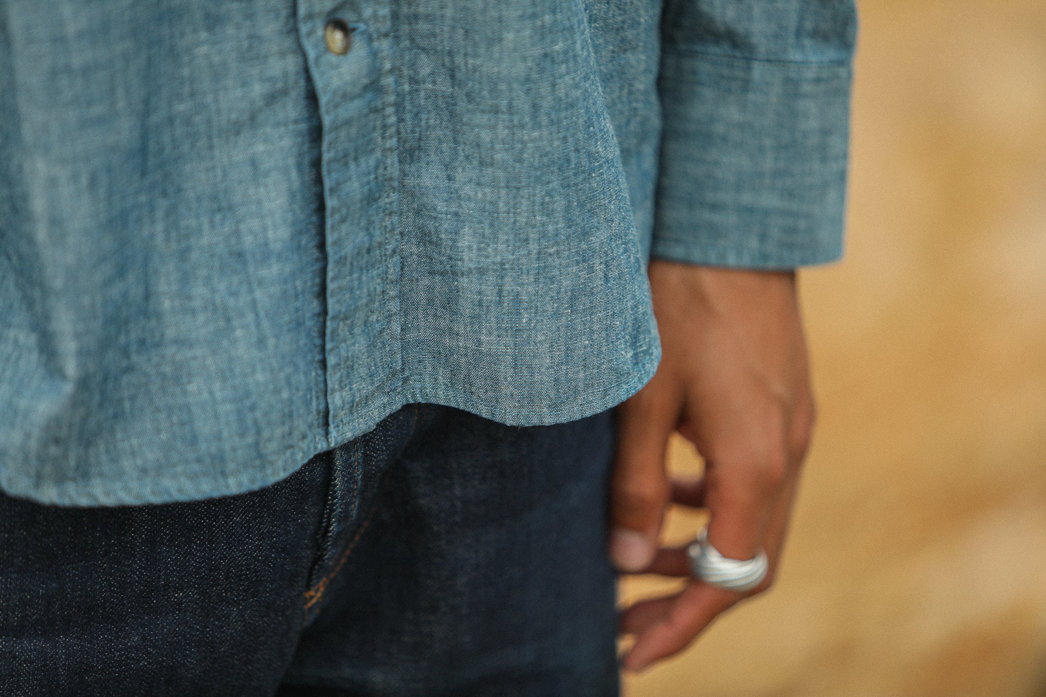 Chemise Chambray Japonais - Modern Fit