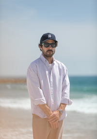 Chemise Oxford Stripes Red-Blue - Modern Fit