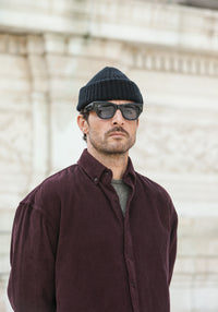 SOON - Surchemise Velours Purple - New Modern Fit