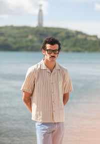 Camp Collar Stripes Japanese - Modern Fit